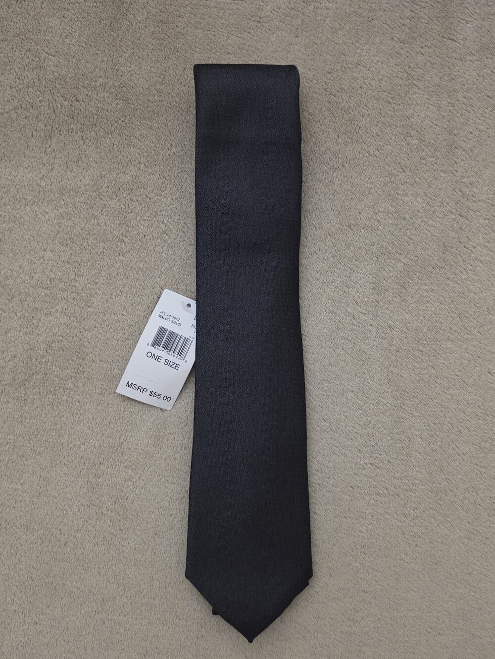 Perry Ellis Men's Malco Classic Dark Gray Tie